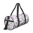 thumbnail image 4 of Sigee Lavender Flowers Printed Multi-compartment Sports Gym Bag for Men and Women Large Capacity Travel Bag, Overnight Bag, 4 of 8