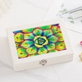 thumbnail image 4 of Caja Cuero PU Forma Especial Bloque Color Abstracto para Manualidades, 4 of 9