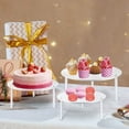 thumbnail image 3 of Acrylic Cupcake Stand, 3 Pcs Square Clear Cake Stand Dessert Table Display Set for Food Pizza, 3 of 6