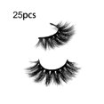 thumbnail image 2 of 25 Pairs Makeup Eyelashes Fluffy Soft Slender Natural Long Lashes Reusable Eyelashes, 2 of 5