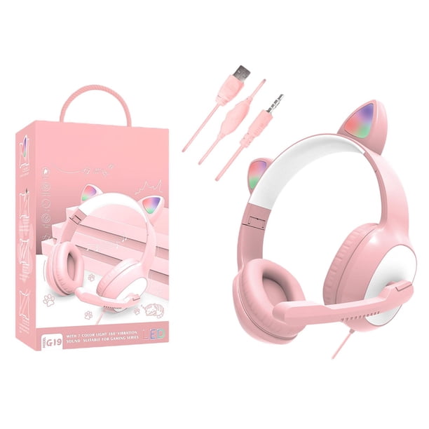 G19 Laptop Mobile Gaming Headset Auriculares Para Juegos Con Cable Protable Convenientes Auriculares Guardurnaity EL016433-01
