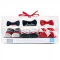 thumbnail image 2 of Hudson Baby Infant Girl Headband and Socks Giftset 6pc, Red Navy, One Size, 2 of 2