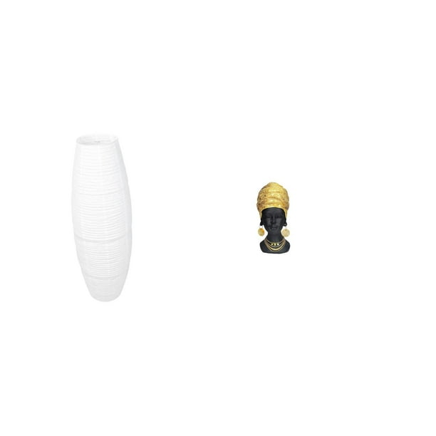 Lámpara De Pie Con Pantalla Sencilla, Protector De Bombilla De Papel, Accesorios Modernos, Funda Para Dormitorio, Hotel, Estatua De Mujer Africana, Adorno De Mesa, Regalo, Decoración Del