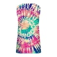 thumbnail image 5 of Nrmvnmi Plus Size Tank Tops for Women V Neck Sleeveless Tie Dye Shirt Casual Summer Solid Color Oversized Tanks Mothers Day Gifts, 5 of 5