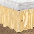 thumbnail image 6 of Unique Bargains Dust Ruffle Wrinkle Free Bed Skirt Gold Tone Twin - 18" Drop, 6 of 8