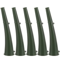 LOLIPPYY 5-Pack Plastic Stadium Horns Noise Makers for Outdoor Sports, Training, and Events