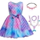 thumbnail image 2 of TSBB E98 Sirena Cosplay Disfraz Para Niñas Maquillaje Ropa De Fiesta Niños Halloween Princesa Ariel Vestir Traje De Los Vestido De, 2 of 4