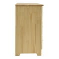 thumbnail image 5 of Better Home Products Solid Pine Wood 6 Drawer Double Dresser in Natural & White., 5 of 8