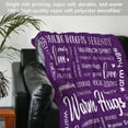 thumbnail image 6 of Warm Hugs Blankets - Breast Cancer Gifts for Women, Encouraging Get Well Soon Gift for Friend Family, Inspirational Healing Blanket, Soft Comfort Throw Blankets 50"x60", 6 of 7