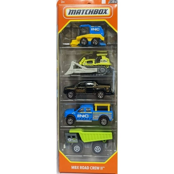 Matchbox 5 pack MBX Road Crew II