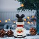 thumbnail image 4 of Juguete Navideño con Mecanismo de Relojería Invertido, Muñeco de Nieve con Oso Papá Noel Caminando, Juguete para Jardín de Infantes, 4 of 5