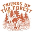 thumbnail image 2 of Boy's Bambi Artistic Friends Of The Forest  Graphic Tee White Medium, 2 of 4