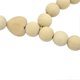 thumbnail image 2 of Wooden Beads Garland with Jute Tassels Rustic Heart Wall Hanging Decor Home Crafts, 2 of 4