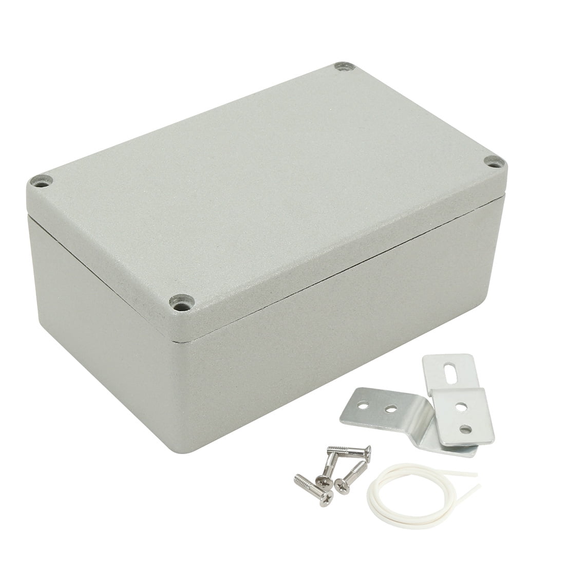 5.3'x3.3'x2.2' Aluminum Waterproof Junction Box Universal Enclosure w Two Horns