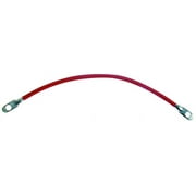 East Penn 04295 Battery Cable Deka Eyelet Terminal Black Neg Copper 18”L 2 Ga