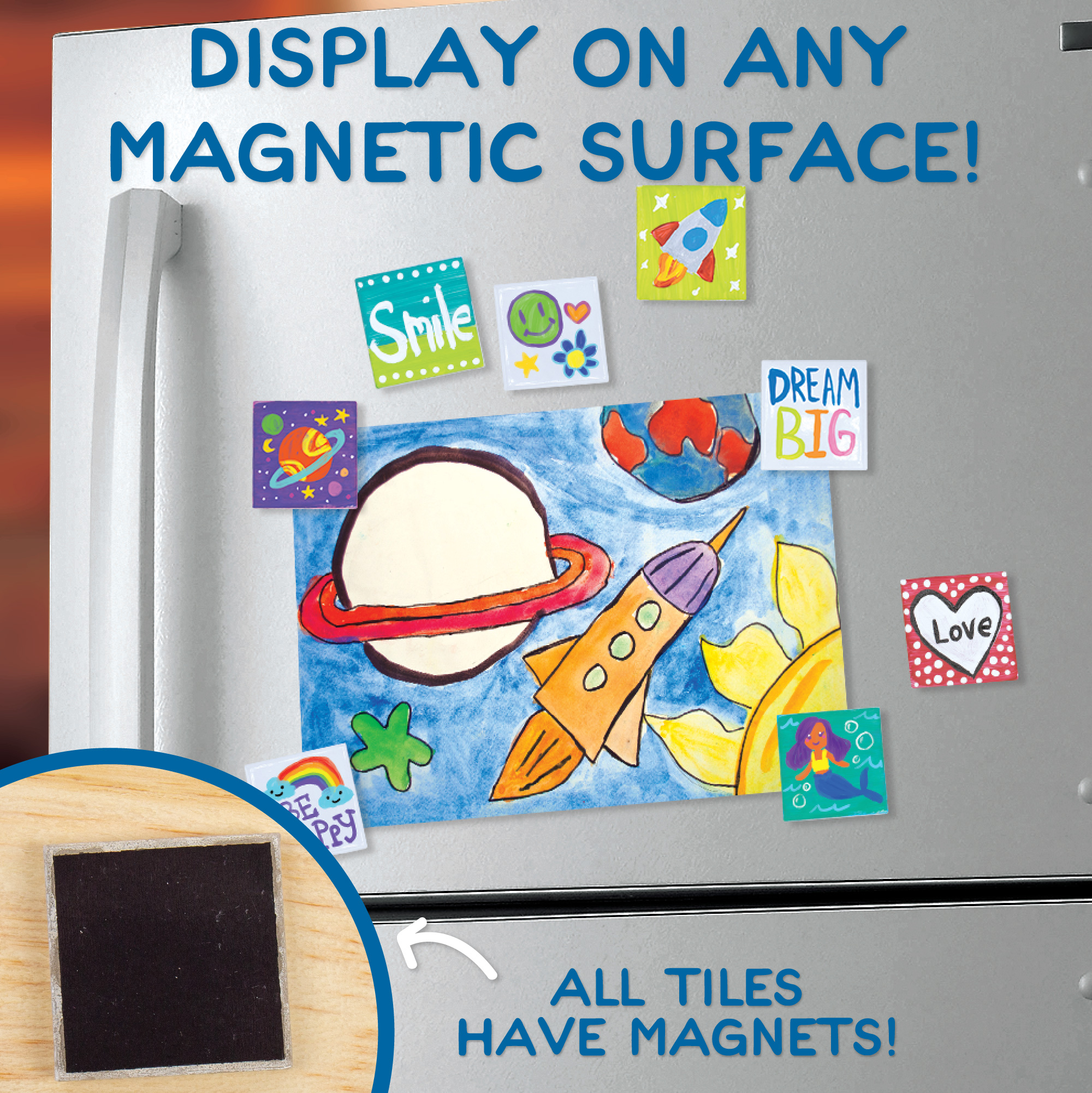 Made By Me Paint Your Own Magnetic Tile Art photo 4