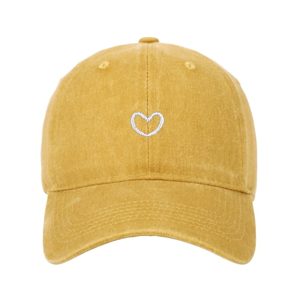 Mostsola Women Washed Plain Baseball Cap Embroidery Pattern Golf Hat Adjustable Unstructured Cap