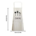 thumbnail image 2 of Fwttom Kitchen Apron - Waterproof Adjustable Bib with Pockets for Men Women, Chef Aprons for Cooking Gardening Painting Baking Restaurant, 2 of 2