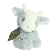 ebba - Small Blue Eco Ebba - 6" Goat Kid Rattle - Playful Baby Stuffed Animal