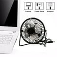 thumbnail image 5 of SUGARMOM  USB Desk Fan  6-inch mini metal fan  Travel Fans Small Personal Air Circulator Fan  Electric Table Desktop Fan Rechargeable Portable Fan For Travel for Camping Office Room Outdo, 5 of 6