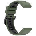 thumbnail image 3 of KOMI is suitable for Garmin fenix7X pro silicone strap Garmin Epix Pro two-color strap wrist,26mm quick-break horizontal stripe two-color,26mm strap with tool knife 40g, 3 of 5