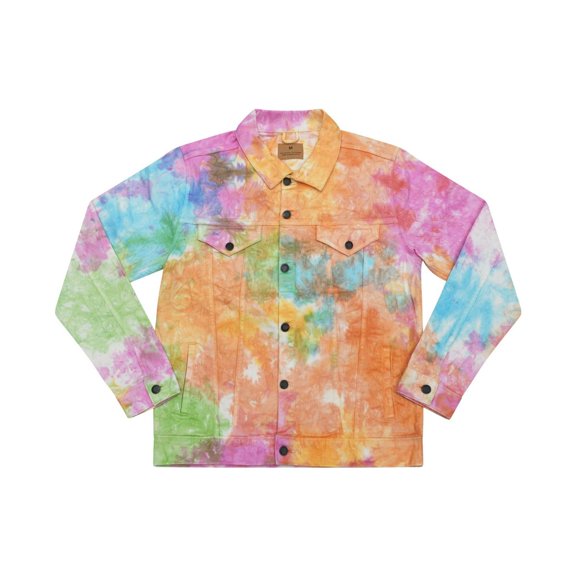 Colortone Adult Tie Dye Denim Jacket