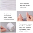 thumbnail image 5 of 100 Yards 0.8mm Nylon Beading String Chinese Knotting Cord Nylon Kumihimo Macrame Thread Braided Lift Shade Cord for Blind Shade Mini Blind Cord Replacement String for Windows (White), 5 of 5
