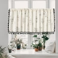 thumbnail image 6 of DefiDgd Kitchen Valances for Small Windows,Window Valance Curtains for Bathroom Basement Living Romm Small Window,Home Decoration(C), 6 of 8