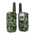 thumbnail image 2 of Paquete de 2 radios para niños con carga USB para aventuras y regalos, 8 canales, mini walkie talkies de camuflaje PMR de 446 MHz, 2 of 8