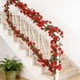thumbnail image 3 of Flores Artificiales Colgantes, Pared de Flor de Seda Rosa Caliente Colgante 180cm con 69 Flores, Hebra Decorativa Ajustable, Flores Artificiales para la Decoración, 3 of 6