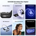 thumbnail image 3 of Doogee Bone Conduction Headphones, IP67 Waterproof Open Ear Headphone with LED Power Display, 9H Bluetooth 6.0 Sports Running Headphones, Dual Device Connection for Running, Cycling, Fitness, 3 of 9