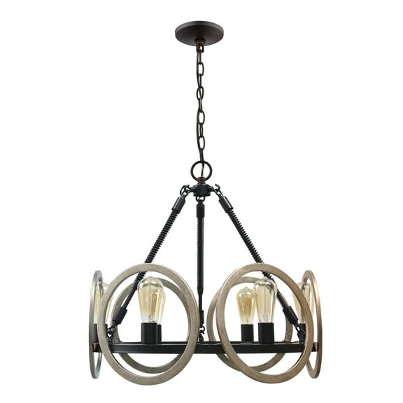 Paradoxial Collection Six Light Chandelier