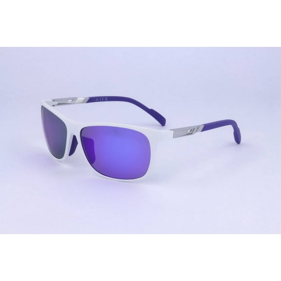 Adidas Sport sunglasses SP0061 MAN 62/14/130 24Z WHITE