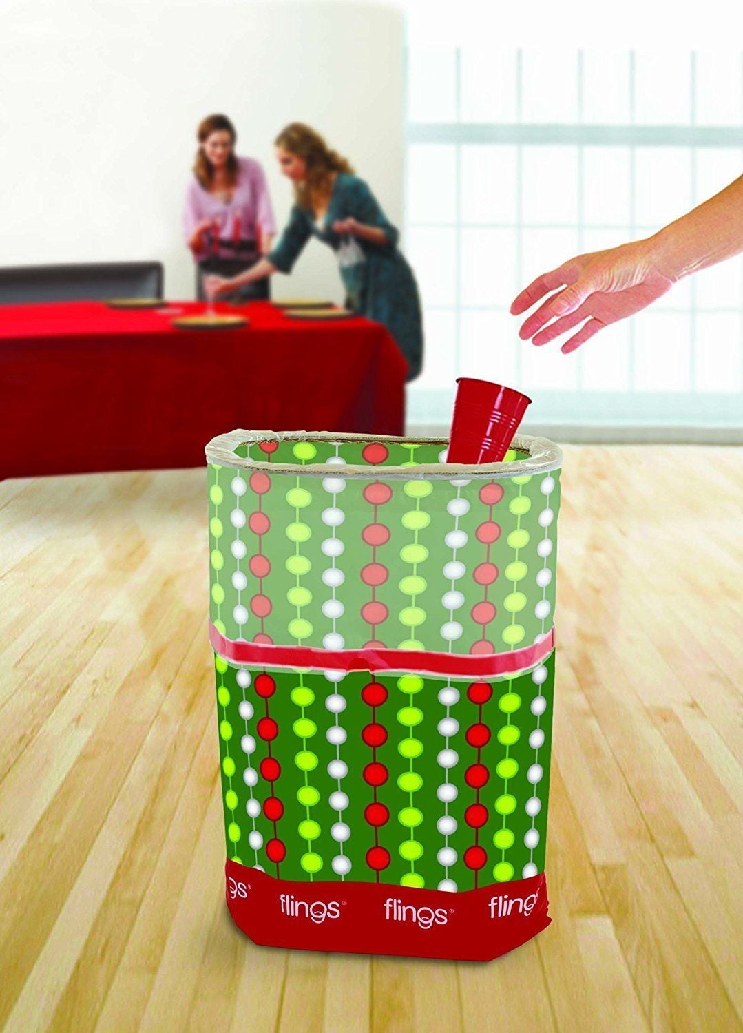 Flings PopUp Recycle Trash Bins 22 x 15 x 10 13 gallon Package of 2