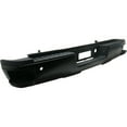 thumbnail image 2 of VioletLisa 1pc Rear Powdercoated Black Steel Bumper Cover Step Face Bar Park Assist Sensor Cut-out for Chevy for Silverado 2500HD/3500HD 2015-2018,for GMC for Sierra 2500HD/3500HD 2015-2018, 2 of 8