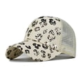 thumbnail image 2 of Babaley Womens Baseball Cap Random Graphic Ponytail Hats Quick Drying Casual Trendy Mesh Sun Hat, 2 of 2