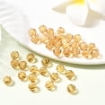 thumbnail image 4 of K9 Glass Imitation Austrian Beads Grade AAA Faceted Round Gold 6mm Hole: 0.7~0.9mm, 4 of 5
