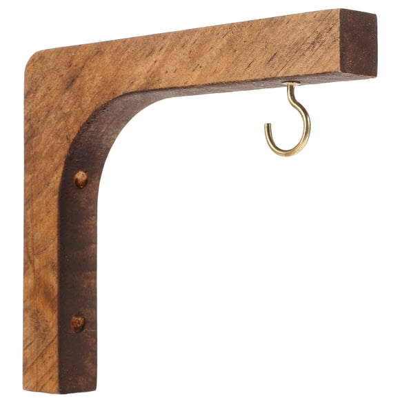 Hanging Hook for Plants Wooden Plant Bracket Wall Mount Plants Hanger Flowerpot Bracket