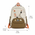 thumbnail image 3 of School Backpack for student,12.2×17.3"in Laptop Backpack Bookbag for Middle School College Students,Cute School Bag for Women (1Pcs), 3 of 5