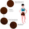 thumbnail image 4 of Short Licra Mujer, Corto, Unitalla, Deportivo, Dama, Atlético, Boxer, Entrenamiento, Pantalones Cortos, Biker, 4 of 5