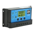 thumbnail image 2 of Controlador de Carga Solar Bling Bling 12V 24V PWM USB, 2 of 12