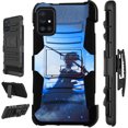 thumbnail image 1 of WORLD ACC LuxGuard Holster Case Compatible with Samsung Galaxy A71 4G Hybrid Phone Cover (Blue Samurai), 1 of 1