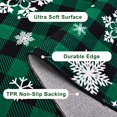 thumbnail image 3 of Bleum Cade Christmas Snowflake 3x5 Area Rugs for Living Room,Non Slip Washable Rugs,Green Buffalo Plaid Rugs for Bedroom,Low Pile Carpet for Dinning Room,Christmas Decorations, 3 of 8