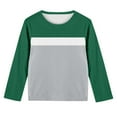 thumbnail image 3 of cfhntfmh Boys Long Sleeve Shirts Loose Comfy Cotton T Shirts for Teens Kids Round Neck Comfy Tops Tees 3-14 Years, 3 of 4