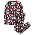 thumbnail image 1 of Set de algodón Pajamas The Children's Place SANTA ALLOVER, 1 of 3