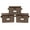 Brown Heather, variant on HeSLehs Keepsakes - Zip-Top Storage Box - Heavy Duty Polyester- Reinforced Handles - Stackable Design - Indoor Storage-Beige Heather