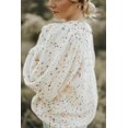 thumbnail image 4 of Redhotype Chic Dot Cable Knit Sweater - Cozy Winter Essential, 4 of 8