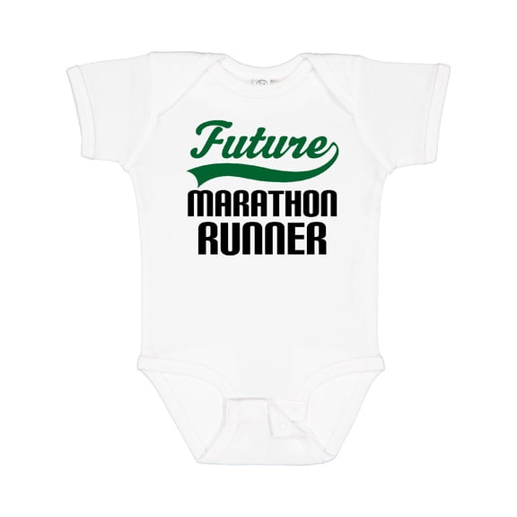 Inktastic Marathon Runner Childs Boys Baby Bodysuit