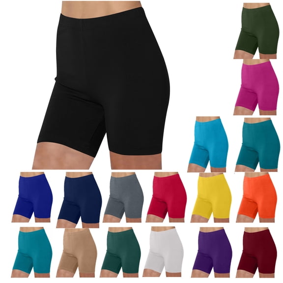 fheaev High Waist Biker Shorts for Women Yoga Athletic Tight Summer Running Gym Workout Pants