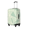 thumbnail image 3 of Multi-Size Suitcase Protective Cover Full Range Double Stitching Invisible Zipper For Travel Business Palegreen Geometric Lines_1 Small, 3 of 8